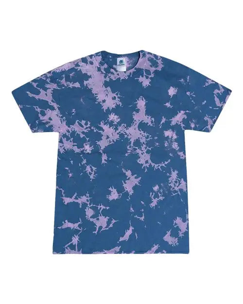 Colortone 1385 Unisex Bleach out Dyed T-shirt - Blue