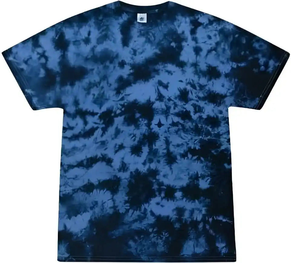Colortone 1390 Crystal Wash t Shirt Columbia/ Navy