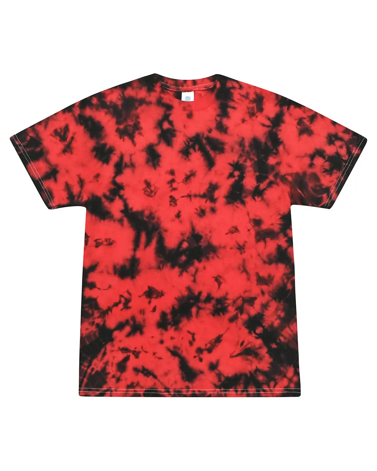 Colortone 1390y Youth Crystal Wash T-shirt - Red Black