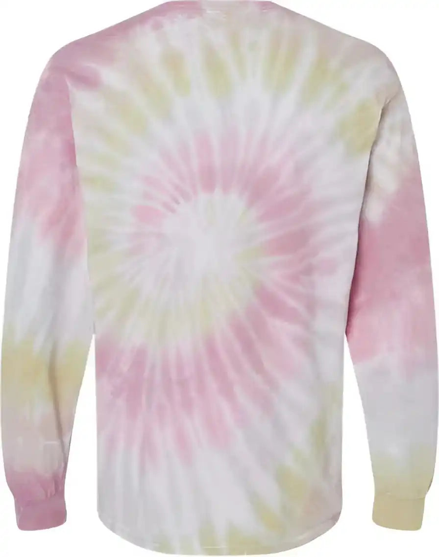Colortone 2000 Tie-dyed Long Sleeve T-shirt - Desert Rose
