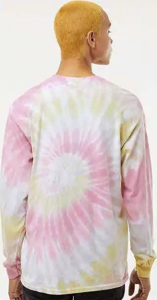 Colortone 2000 Tie-dyed Long Sleeve T-shirt - Desert Rose