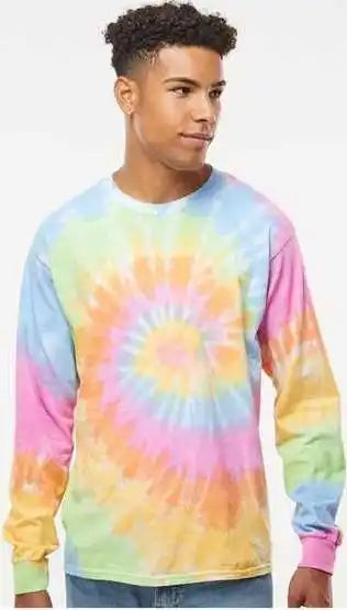 Colortone 2000 Tie Dyed Long Sleeve t Shirt Eternity