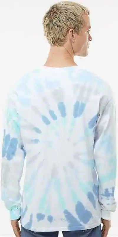 Colortone 2000 Tie-dyed Long Sleeve T-shirt - Glacier