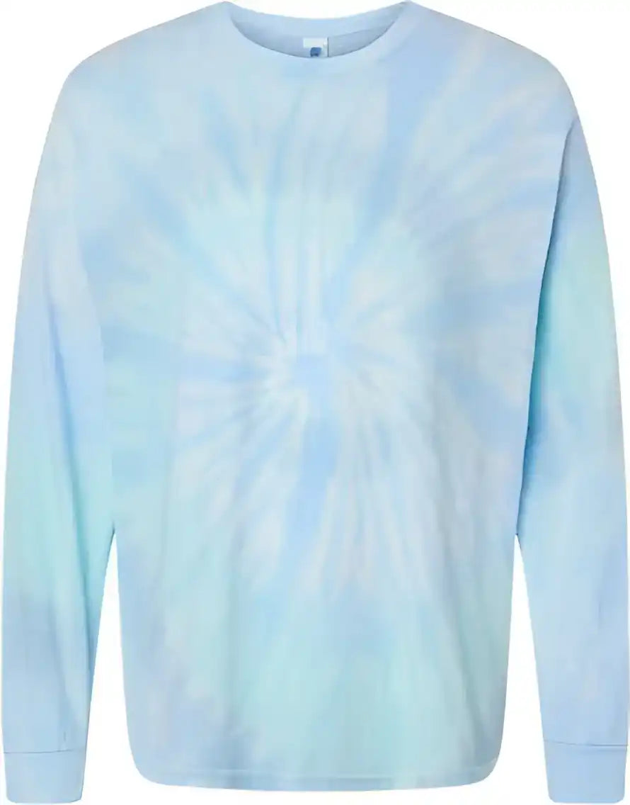 Colortone 2000 Tie-dyed Long Sleeve T-shirt - Lagoon