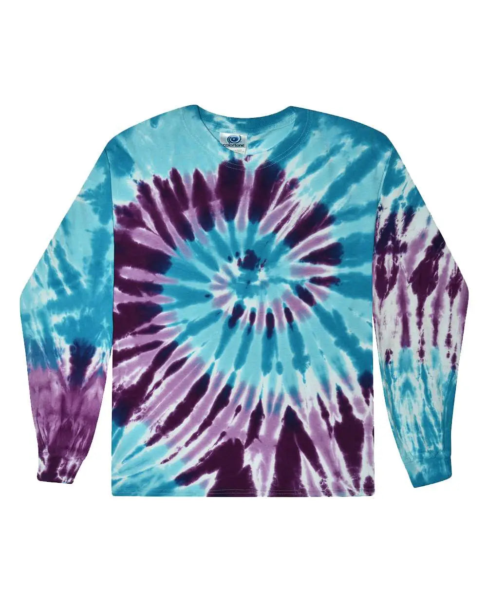 Colortone 2000c Tie-dyed Long Sleeve T-shirt - 2000 - Barbados - Adult s
