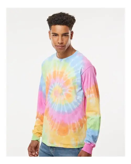 Colortone 2000c Tie-dyed Long Sleeve T-shirt - 2000 - Eternity