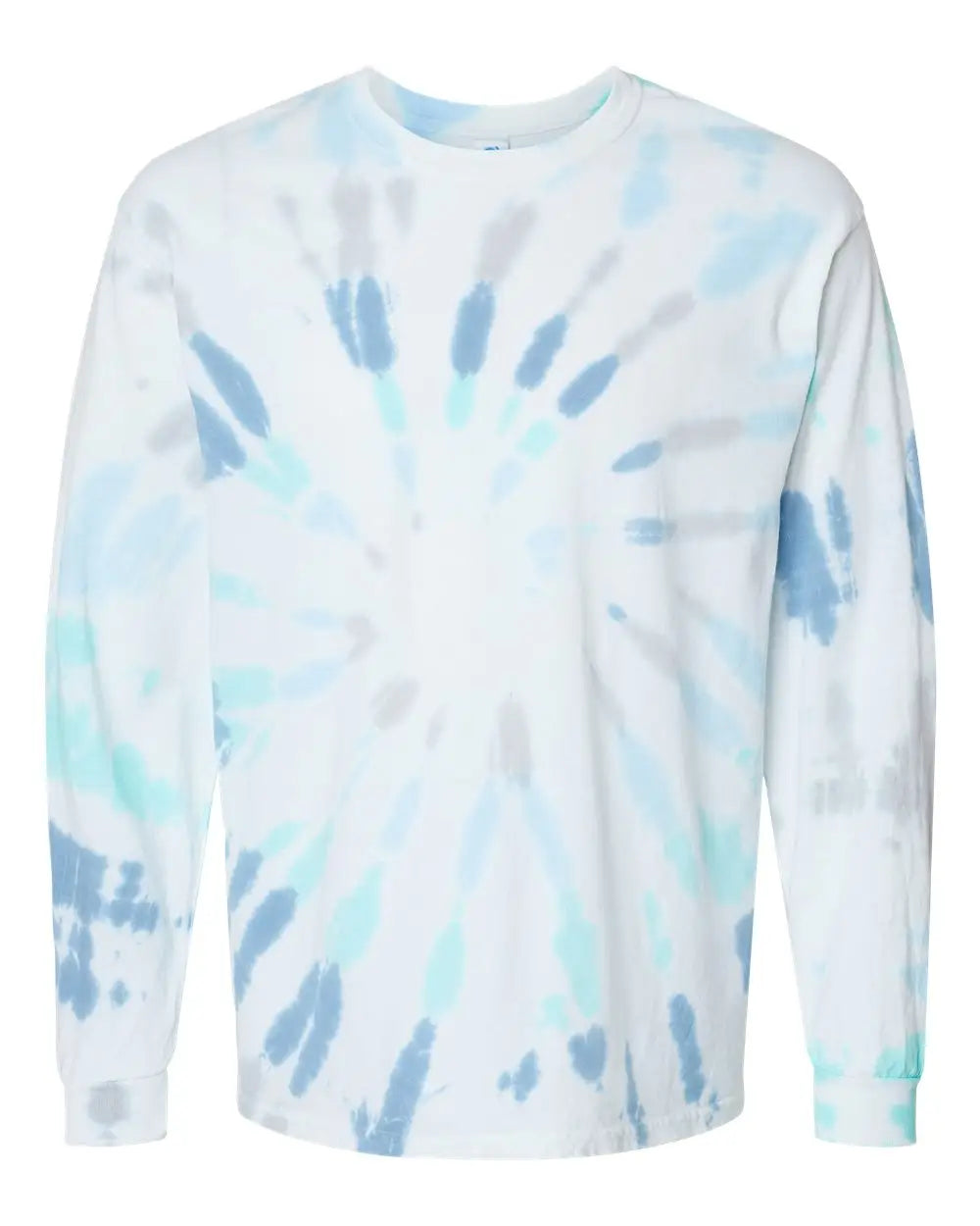 Colortone 2000c Tie-dyed Long Sleeve T-shirt - 2000 - Glacier - Adult s