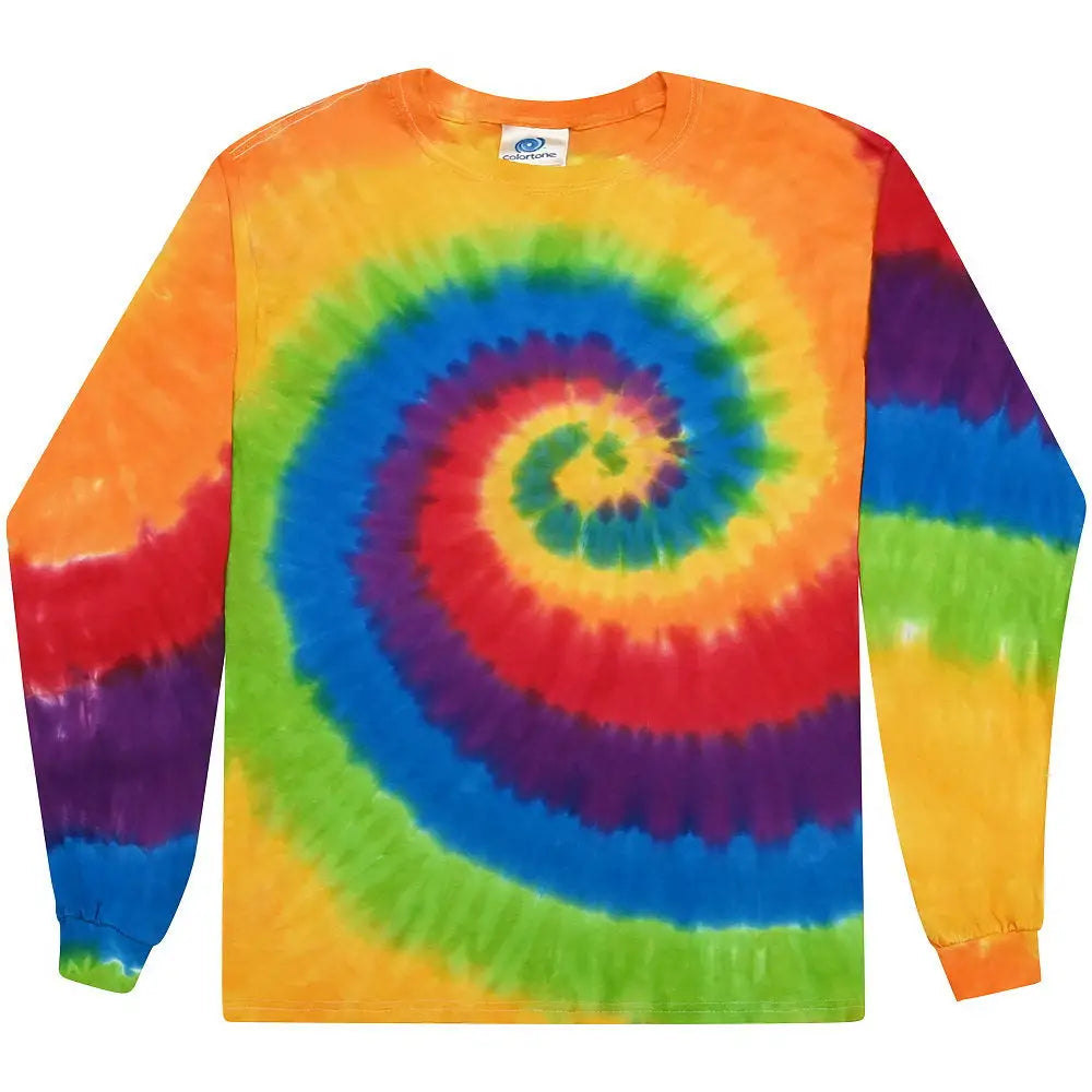 Colortone 2000c Tie-dyed Long Sleeve T-shirt - 2000 - Prism