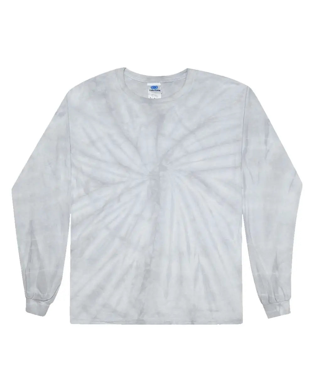 Colortone 2000c Tie-dyed Long Sleeve T-shirt - 2000 - Spider Silver