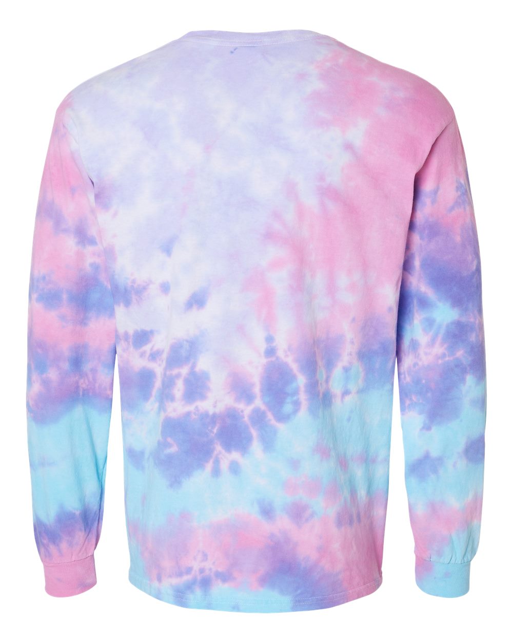 Colortone 2000y Youth Tie-dyed Long Sleeve T-shirt - Cotton Candy