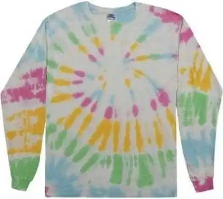 Colortone 2000y Youth Tie Dyed Long Sleeve t Shirt Yosemite