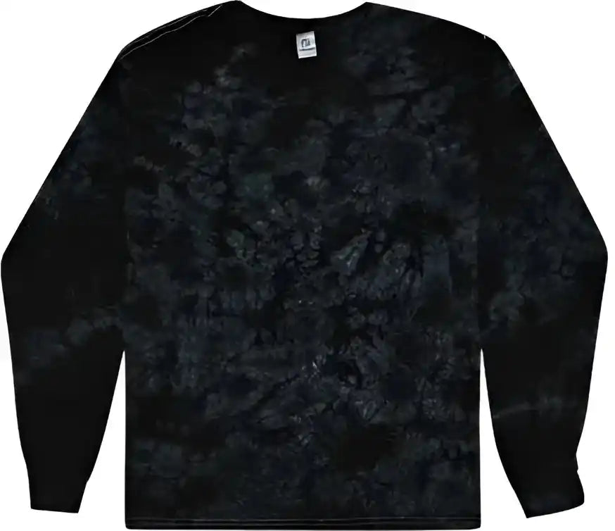 Colortone 2390 Crystal Wash Long Sleeve t Shirt Black