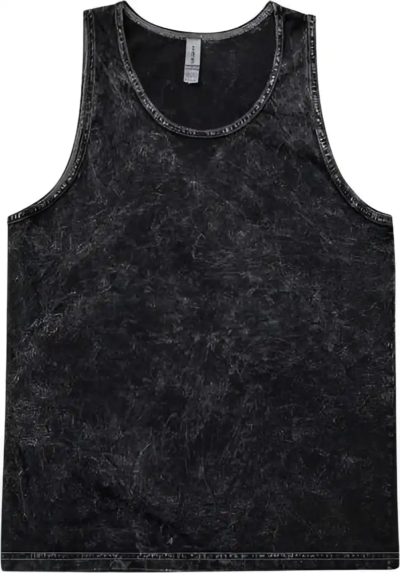 Colortone 3300 Mineral Wash Tank Top Black
