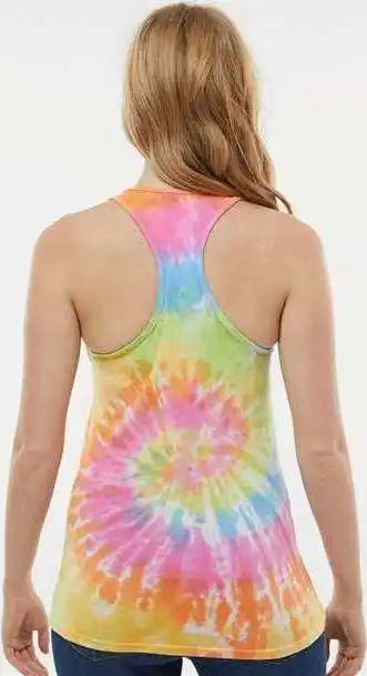 Colortone 3400 Tie-dyed Racerback Tank Top - Eternity