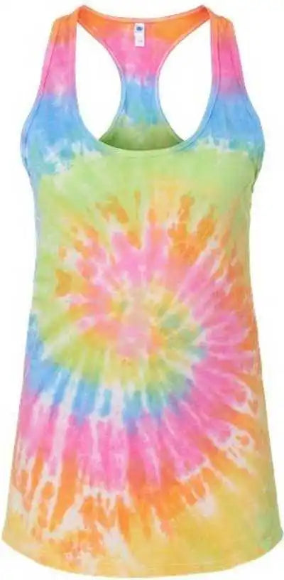 Colortone 3400 Tie-dyed Racerback Tank Top - Eternity
