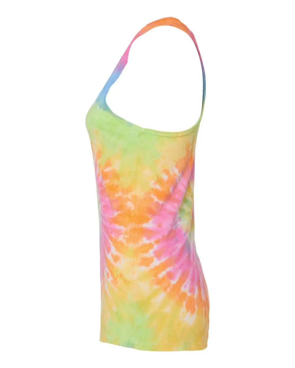 Colortone 3400co Women’s Tie-dyed Racerback Tank Top - 3400 - Eternity