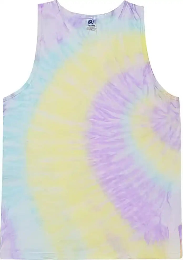 Colortone 3500 Tie Dyed Tank Top Mystique