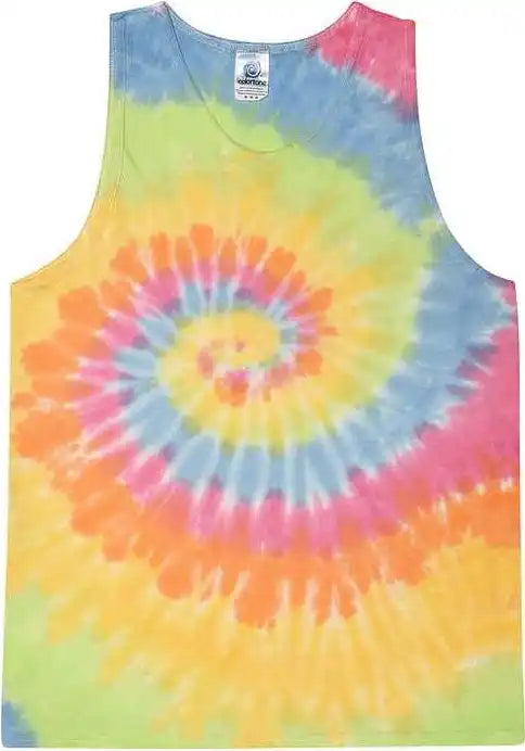 Colortone 3500 Unisex Tie Dyed Tank Top Eternity