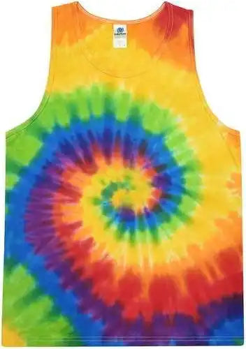 Colortone 3500 Unisex Tie Dyed Tank Top Prism