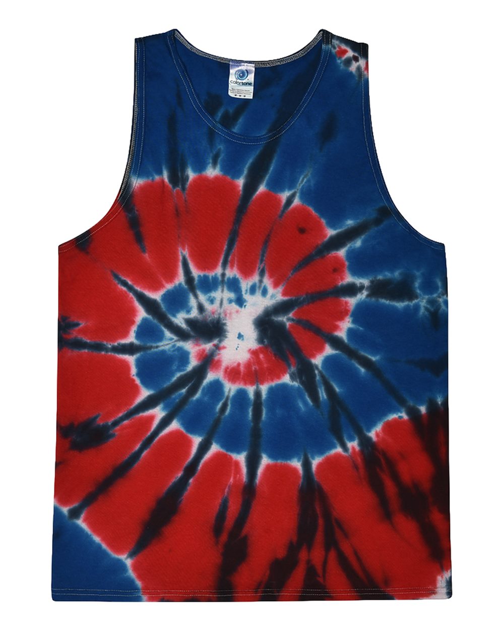 Colortone 3500c Unisex Tie-dyed Tank Top - Independence