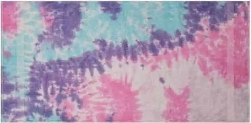 Colortone 7000 Beach Towel Cotton Candy Multi Colored / one Size Fits Most