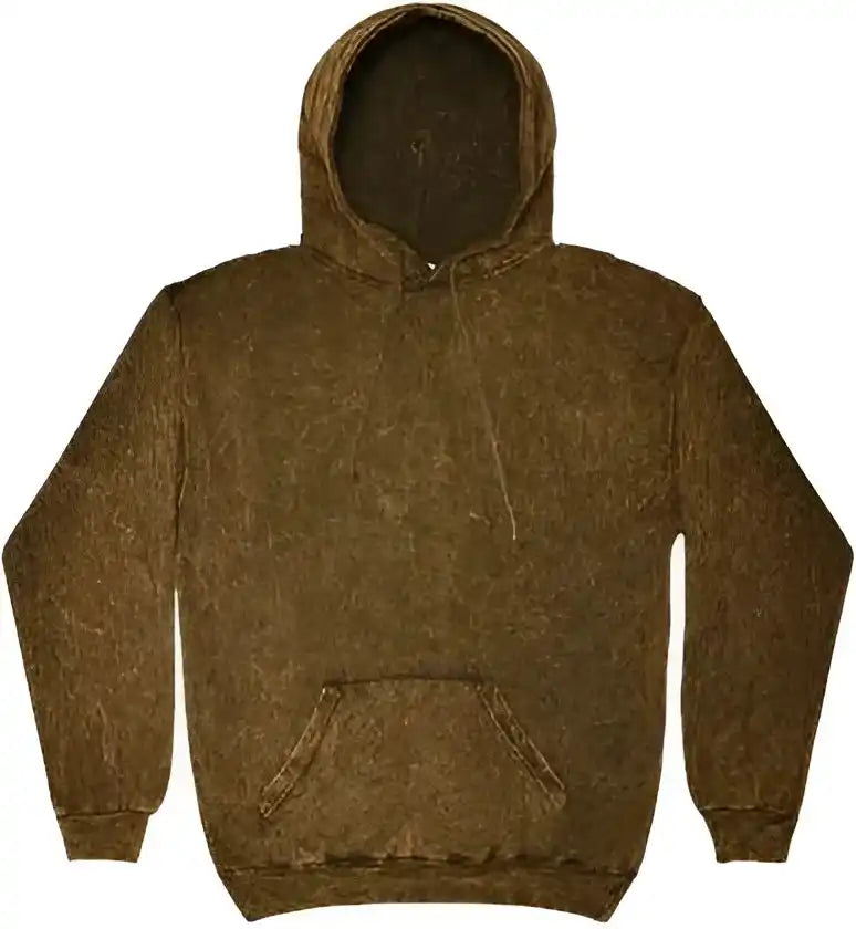 Colortone 8300 Mineral Wash Hooded Sweatshirt Brown