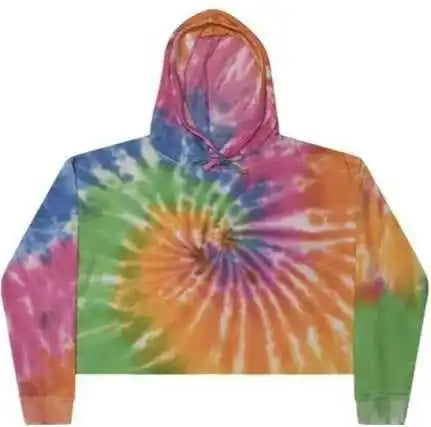 Colortone 8333 Tie-dyed Crop Hooded Sweatshirt - Eternity