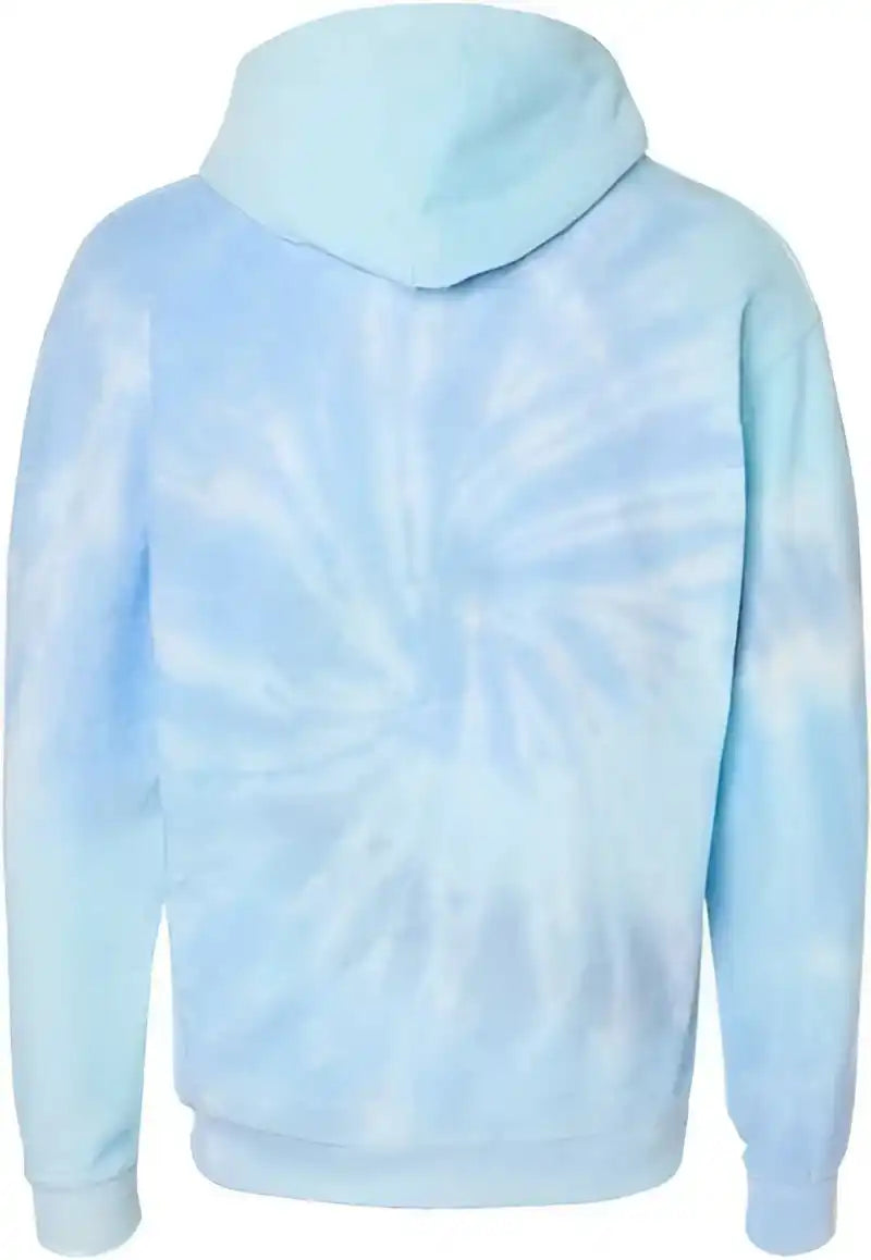 Colortone 8600 Tie Dyed Cloud Fleece Hooded Sweatshirt Lagoon