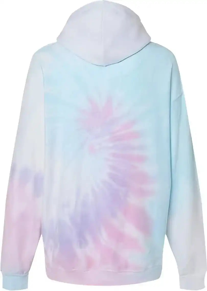 Colortone 8600 Tie Dyed Cloud Fleece Hooded Sweatshirt Unicorn