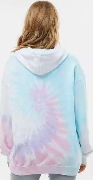 Colortone 8600 Tie Dyed Cloud Fleece Hooded Sweatshirt Unicorn