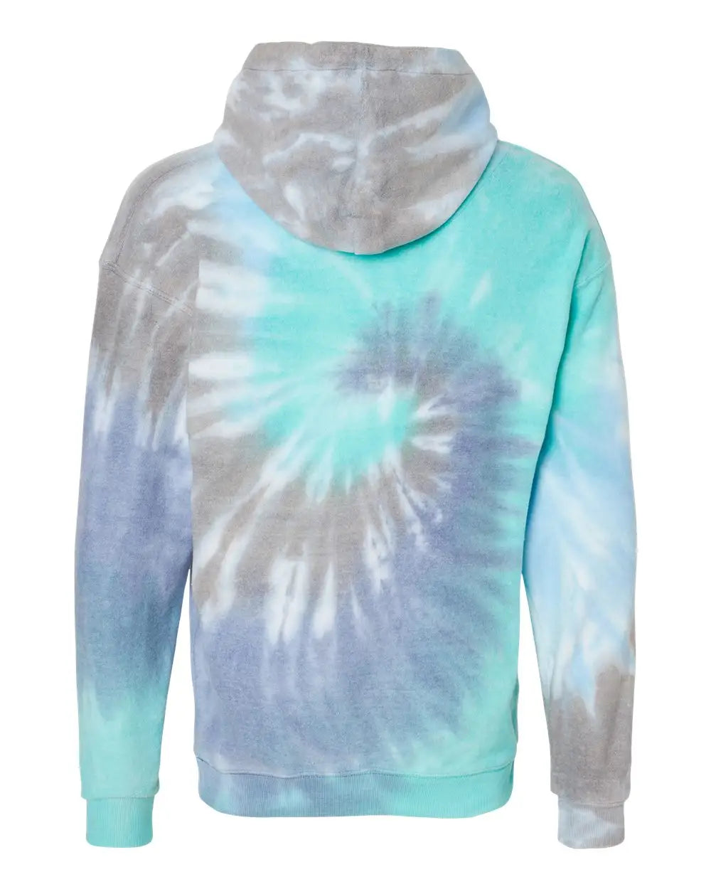 Colortone 8600c Tie-dyed Cloud Fleece Hooded Sweatshirt - 8600 - Glacier