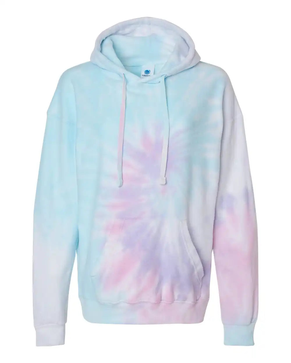 Colortone 8600c Tie-dyed Cloud Fleece Hooded Sweatshirt - 8600 - Unicorn - s