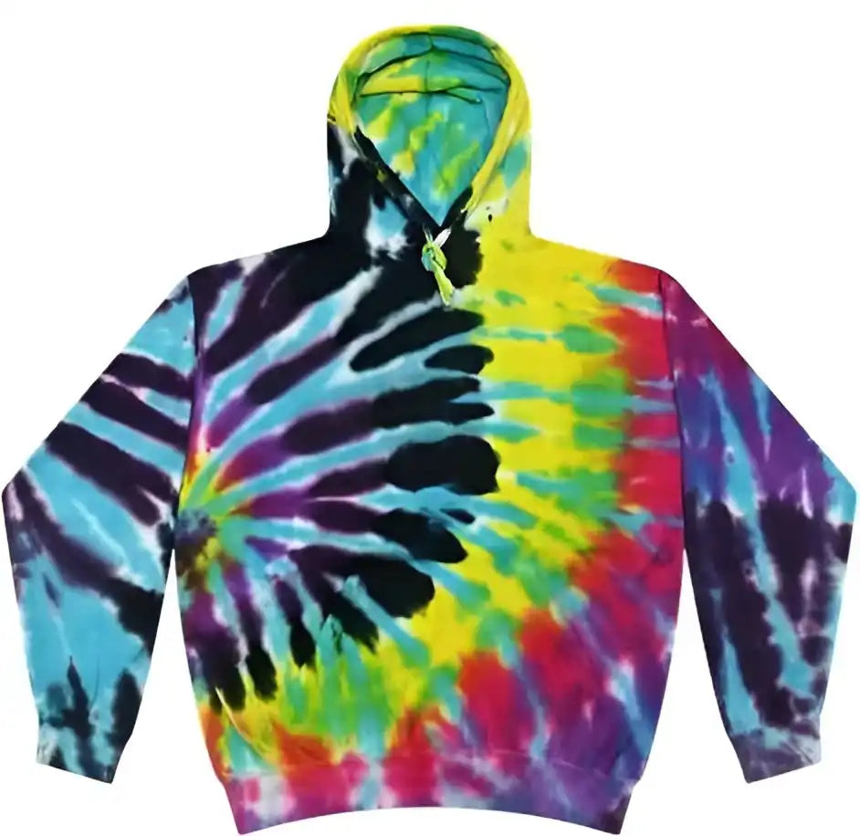 Colortone 8777 Tie Dyed Hooded Sweatshirt Flashback