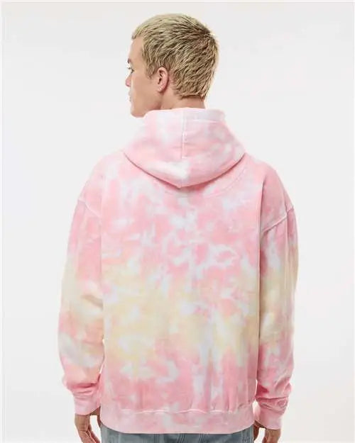 Colortone 8777 Tie-dyed Hooded Sweatshirt - Funnel Cake