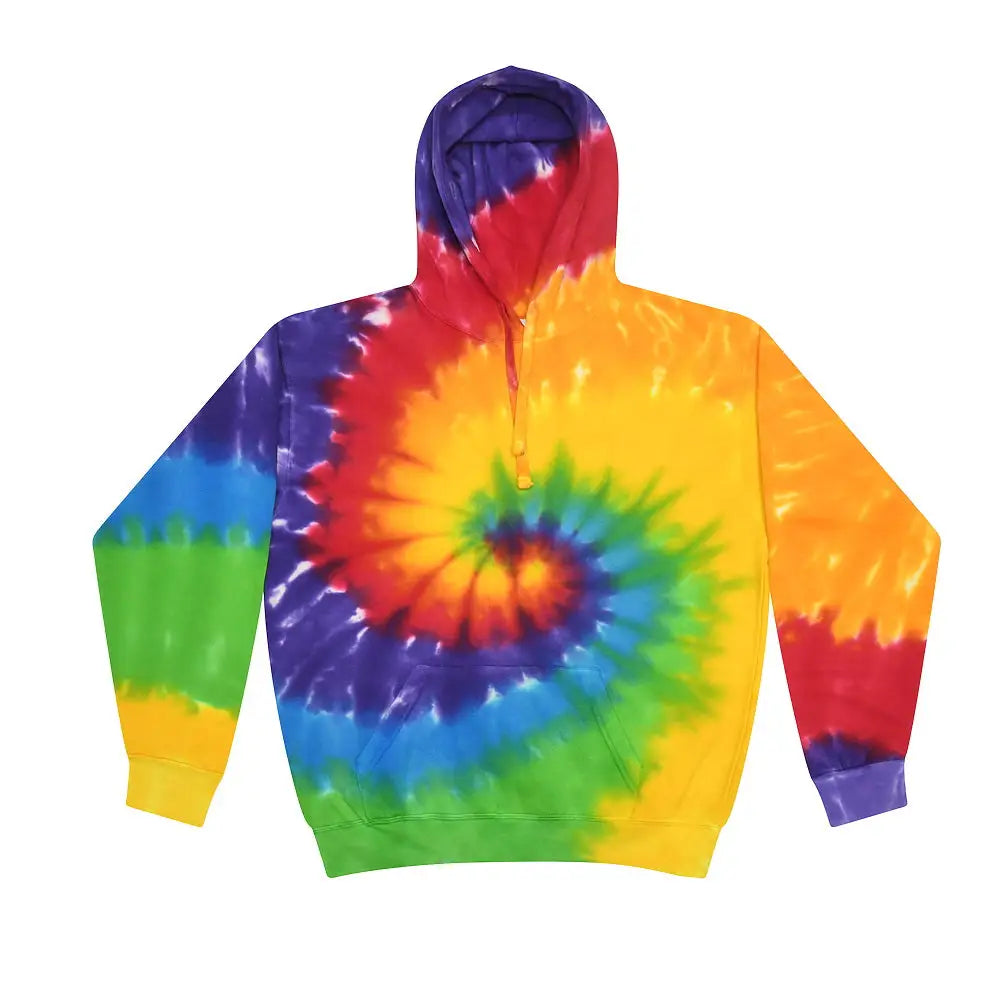 Colortone 8777 Tie-dyed Hooded Sweatshirt - Prism