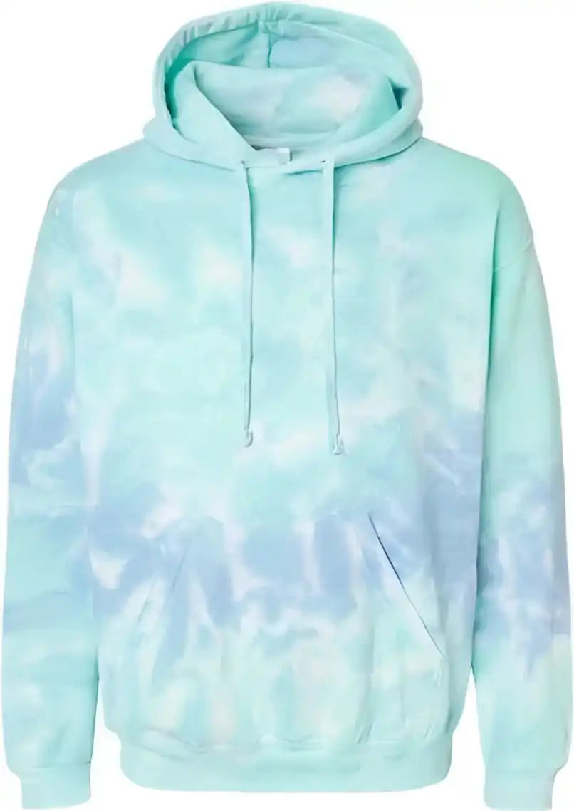 Colortone 8777 Tie Dyed Hooded Sweatshirt Slushy