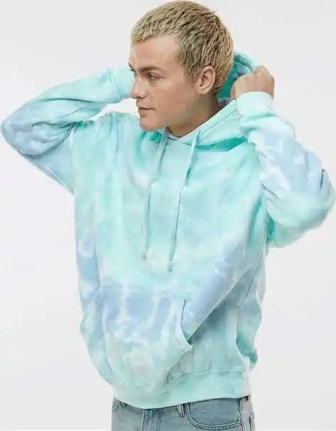 Colortone 8777 Tie Dyed Hooded Sweatshirt Slushy