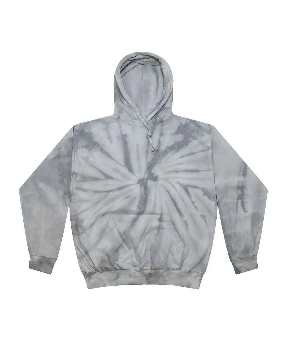 Colortone 8777 Tie-dyed Hooded Sweatshirt - Spider Silver
