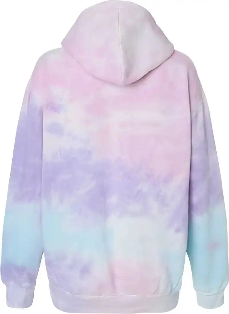 Colortone 8777y Youth Tie Dyed Hooded Sweatshirt Cotton Candy