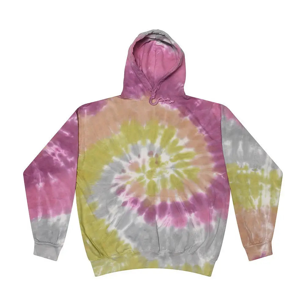 Colortone 8777y Youth Tie-dyed Hooded Sweatshirt - Desert Rose