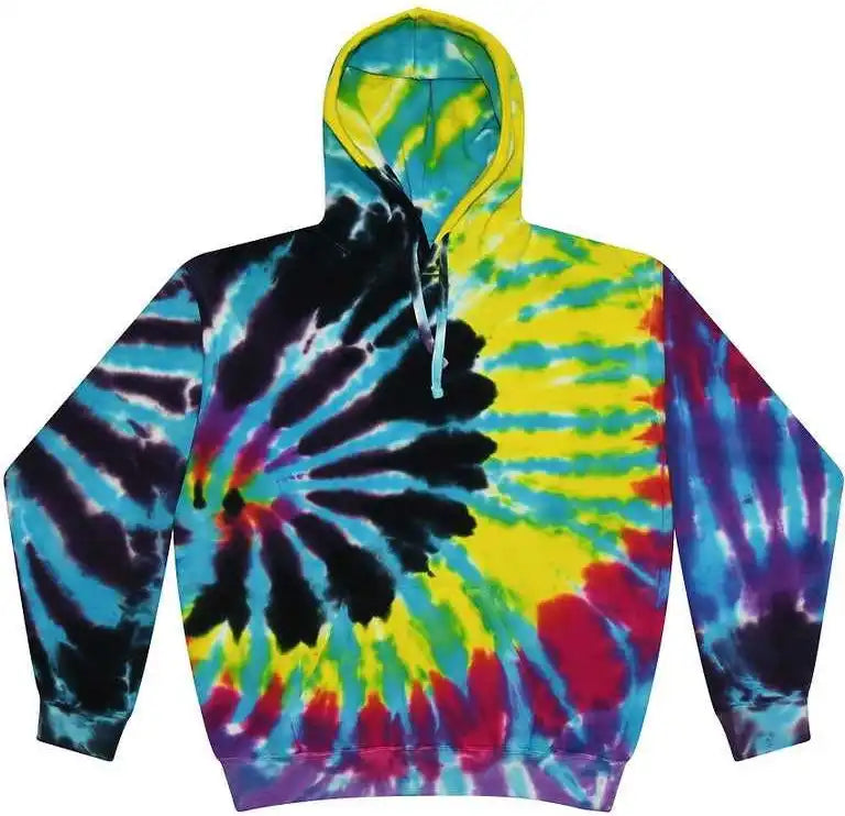 Colortone 8777y Youth Tie Dyed Hooded Sweatshirt Flashback