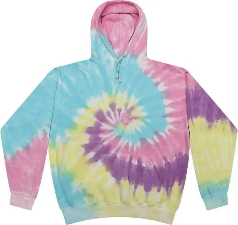 Colortone 8777y Youth Tie Dyed Hooded Sweatshirt Jellybean