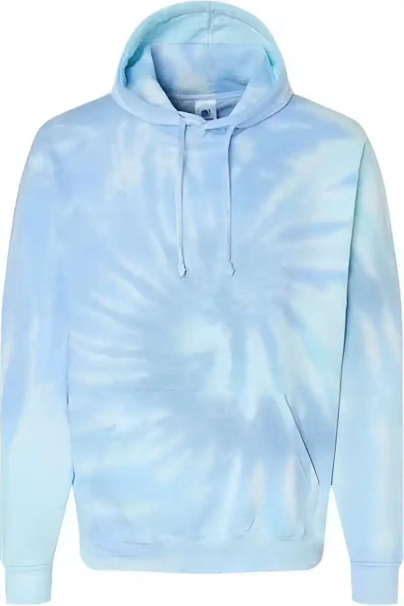 Colortone 8777y Youth Tie Dyed Hooded Sweatshirt Lagoon