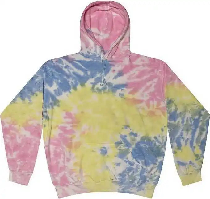 Colortone 8777y Youth Tie Dyed Hooded Sweatshirt Sherbet