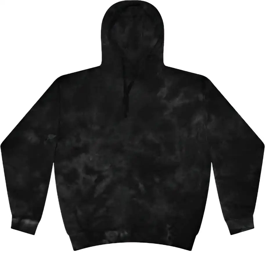 Colortone 8790 Crystal Wash Hooded Sweatshirt Black