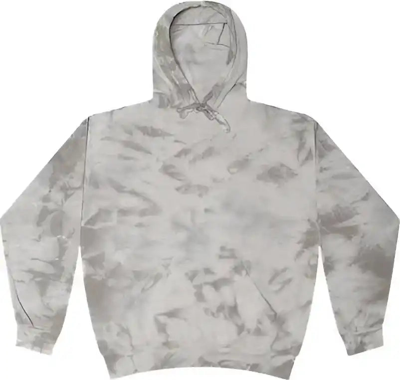 Colortone 8790 Crystal Wash Hooded Sweatshirt Silver