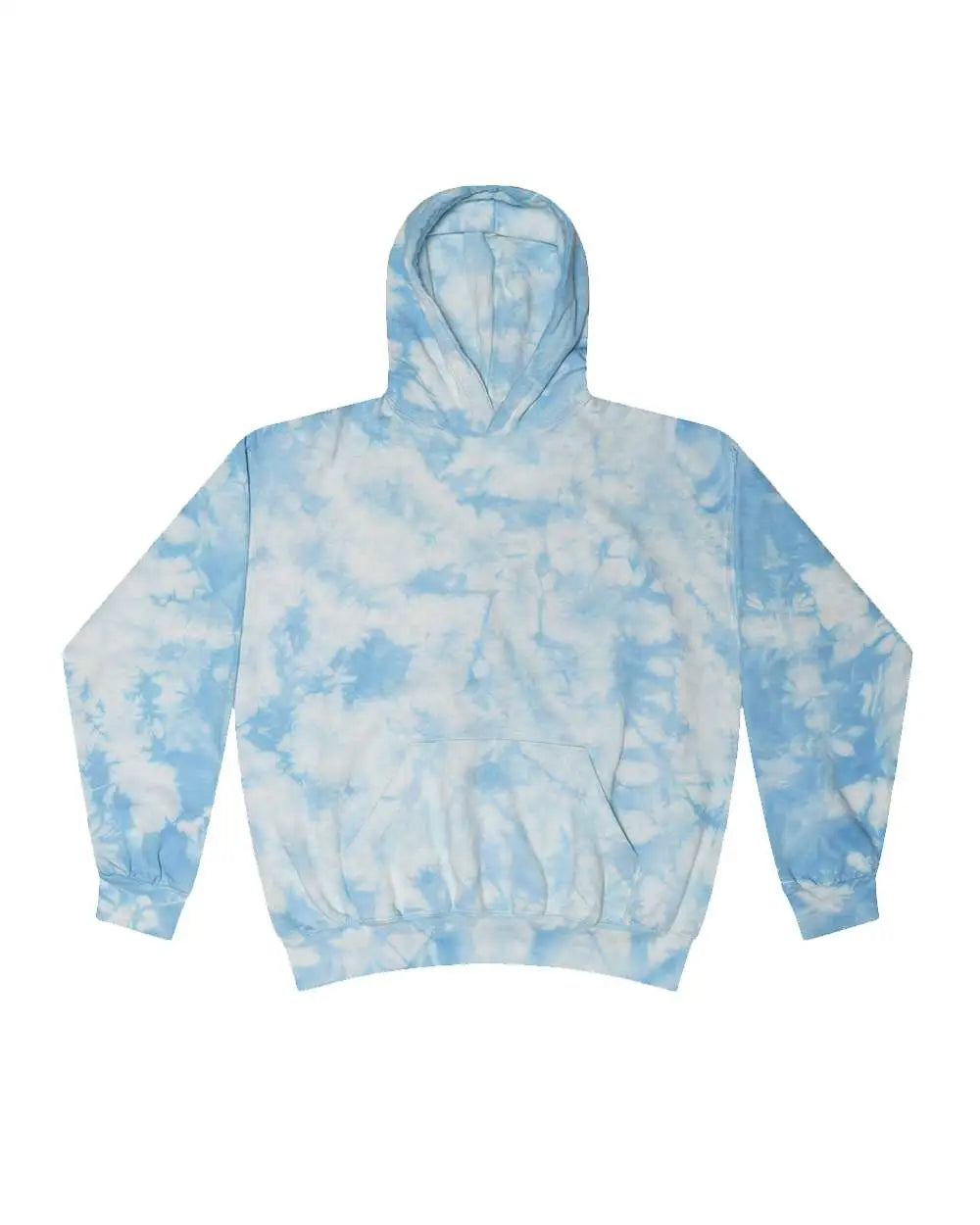 Colortone 8790y Youth Crystal Wash Hooded Sweatshirt - Baby Blue - Gray / Xs