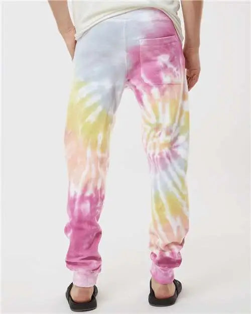 Colortone 8999 Tie-dyed Joggers - Desert Rose