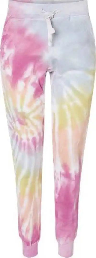 Colortone 8999 Tie Dyed Joggers Desert Rose