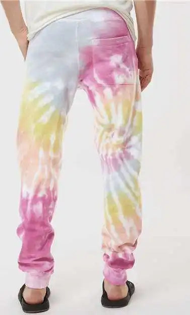 Colortone 8999 Tie Dyed Joggers Desert Rose